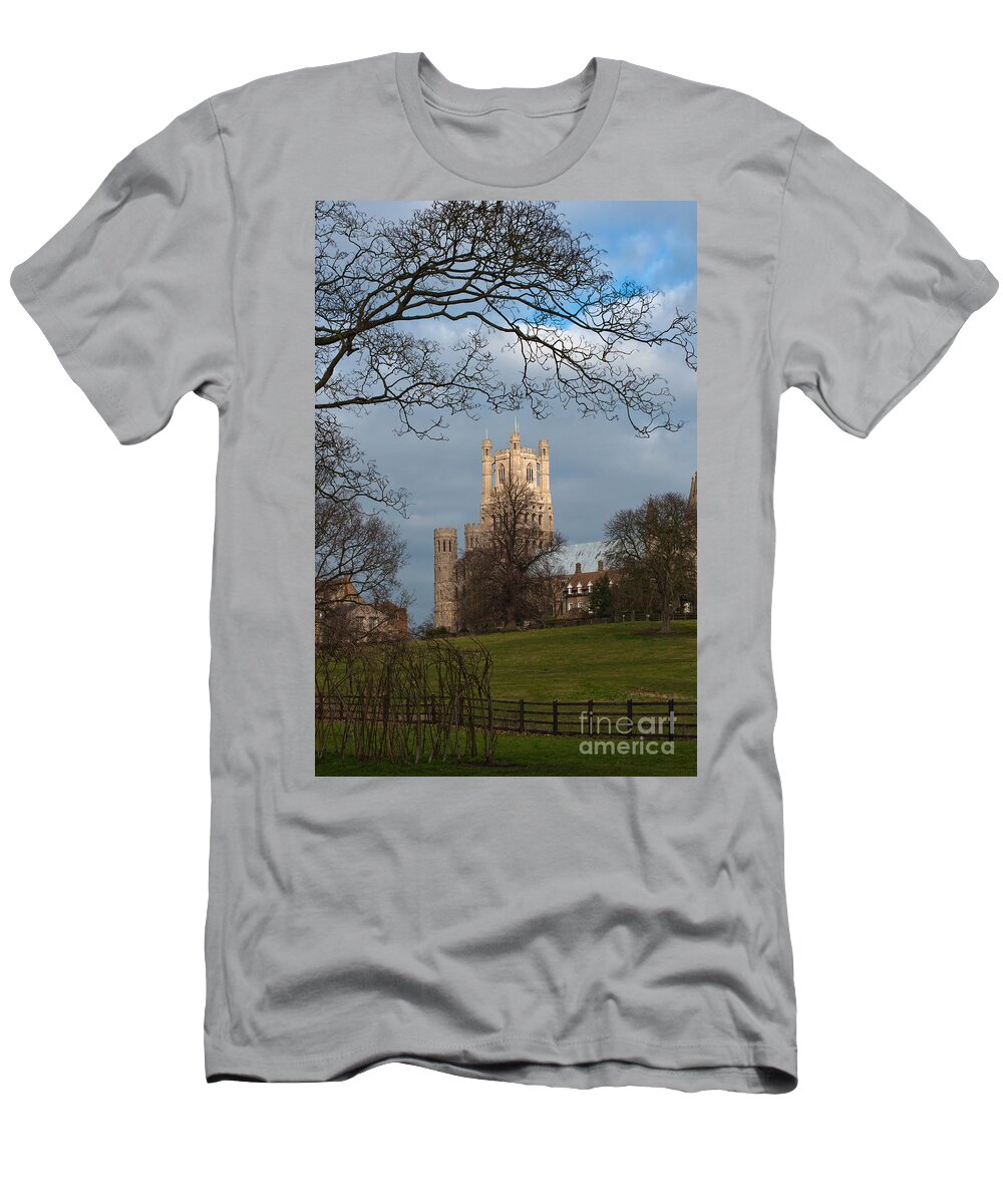 Anglia T-Shirt featuring the photograph Ely Cathedral #1 by Andrew Michael