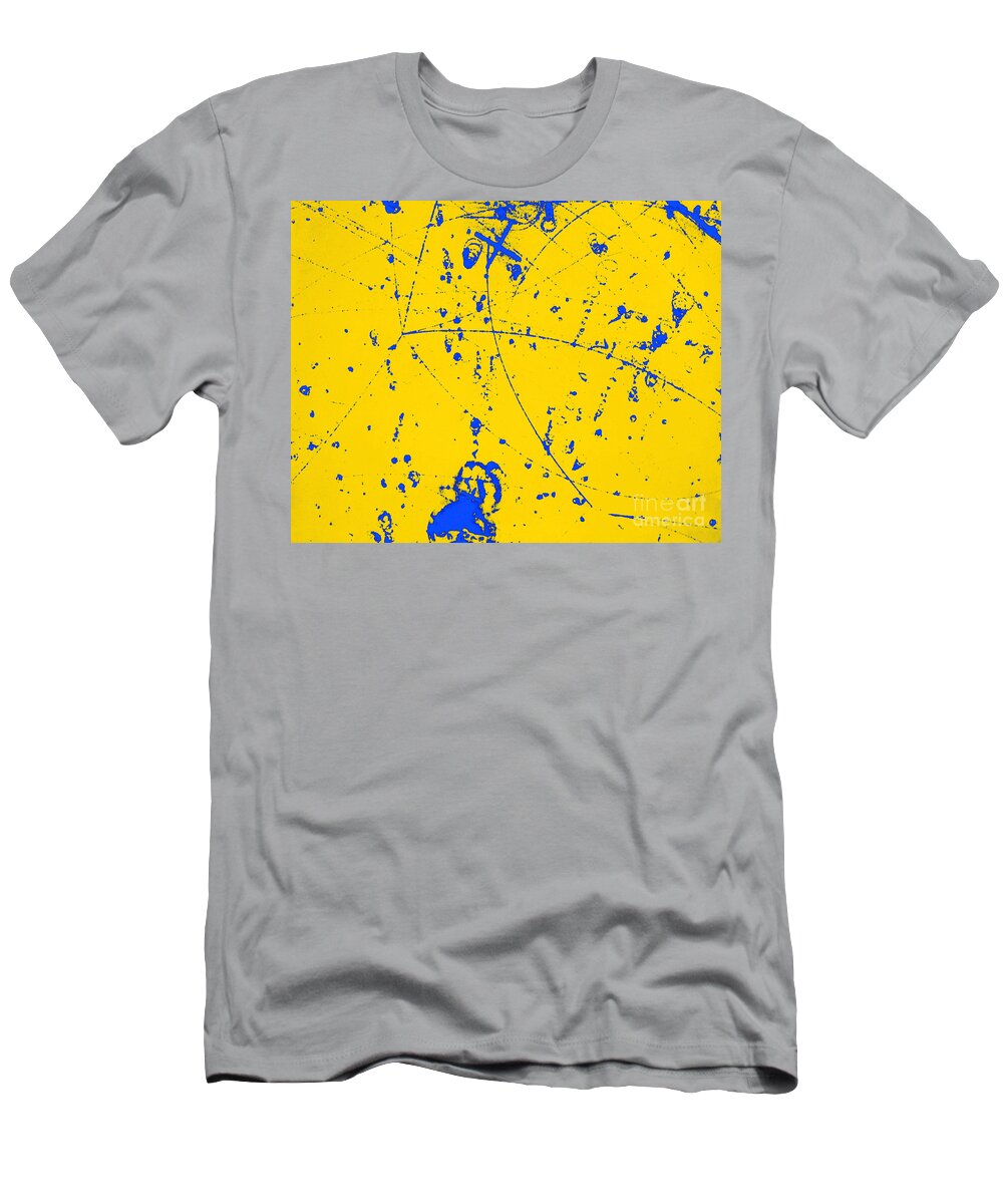 History T-Shirt featuring the photograph Particle Tracks #3 by Omikron