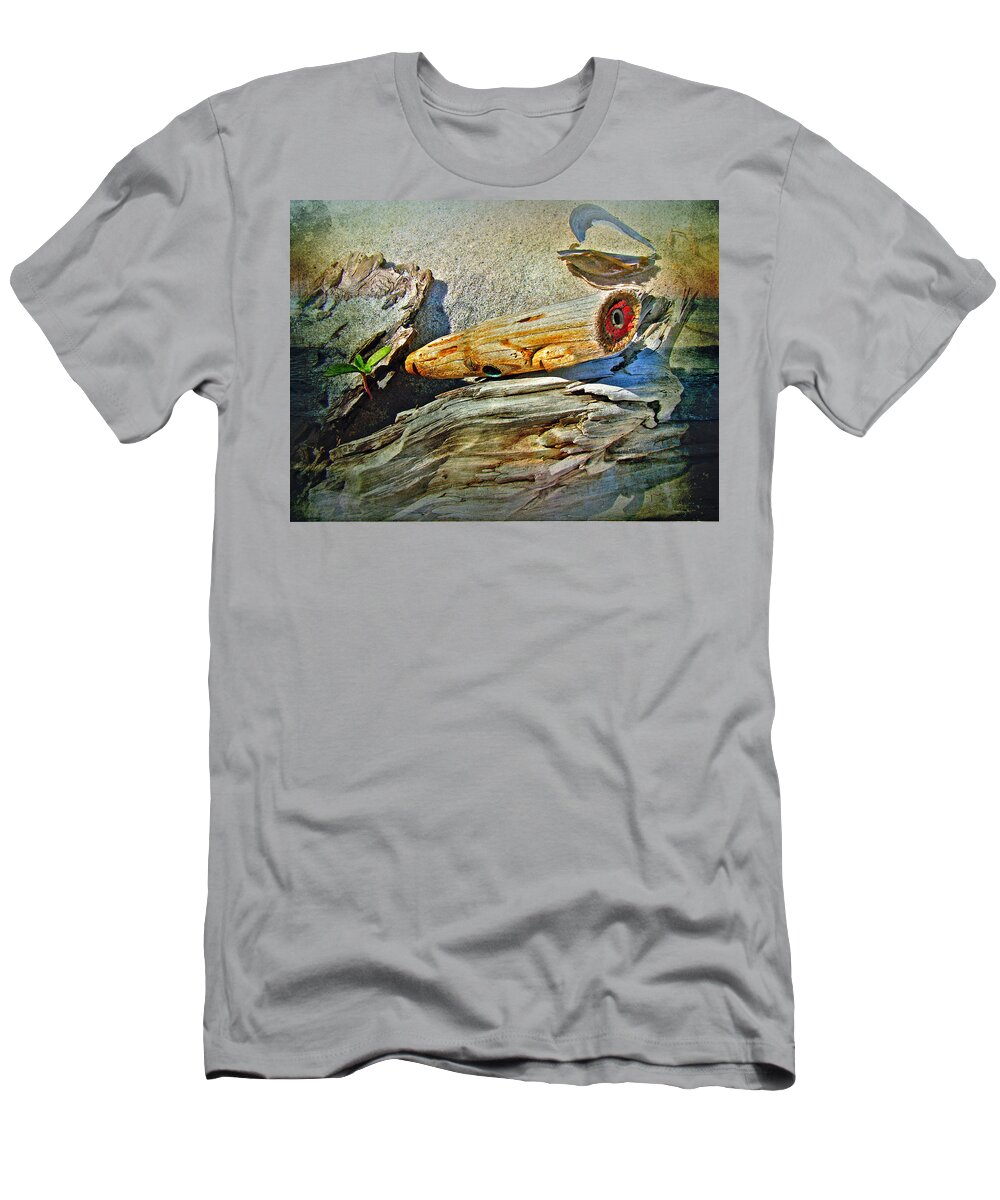 Lure T-Shirt featuring the photograph An Old Warrior Comes Home by Carol Senske