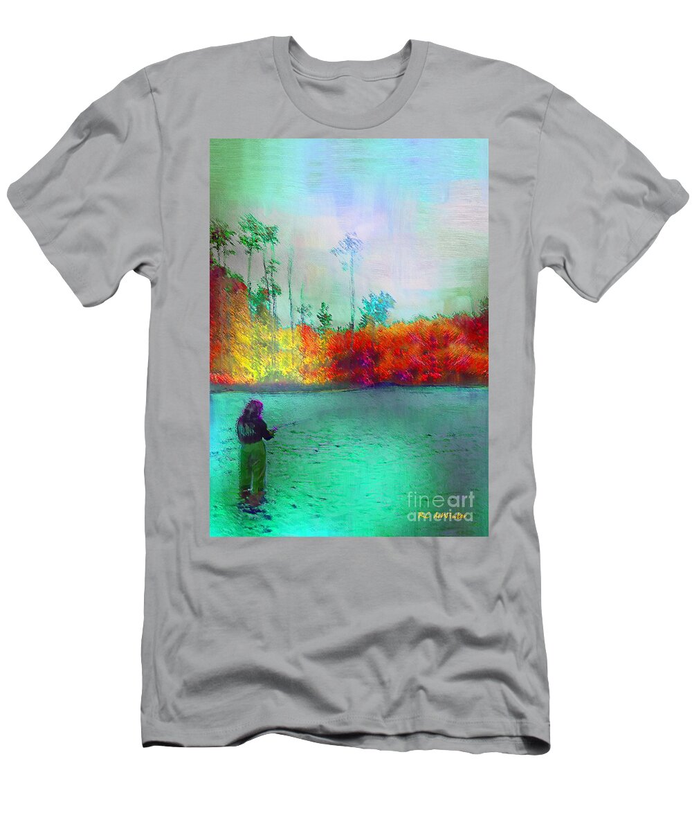 Dream T-Shirt featuring the painting Anatomy of a Dream by RC DeWinter