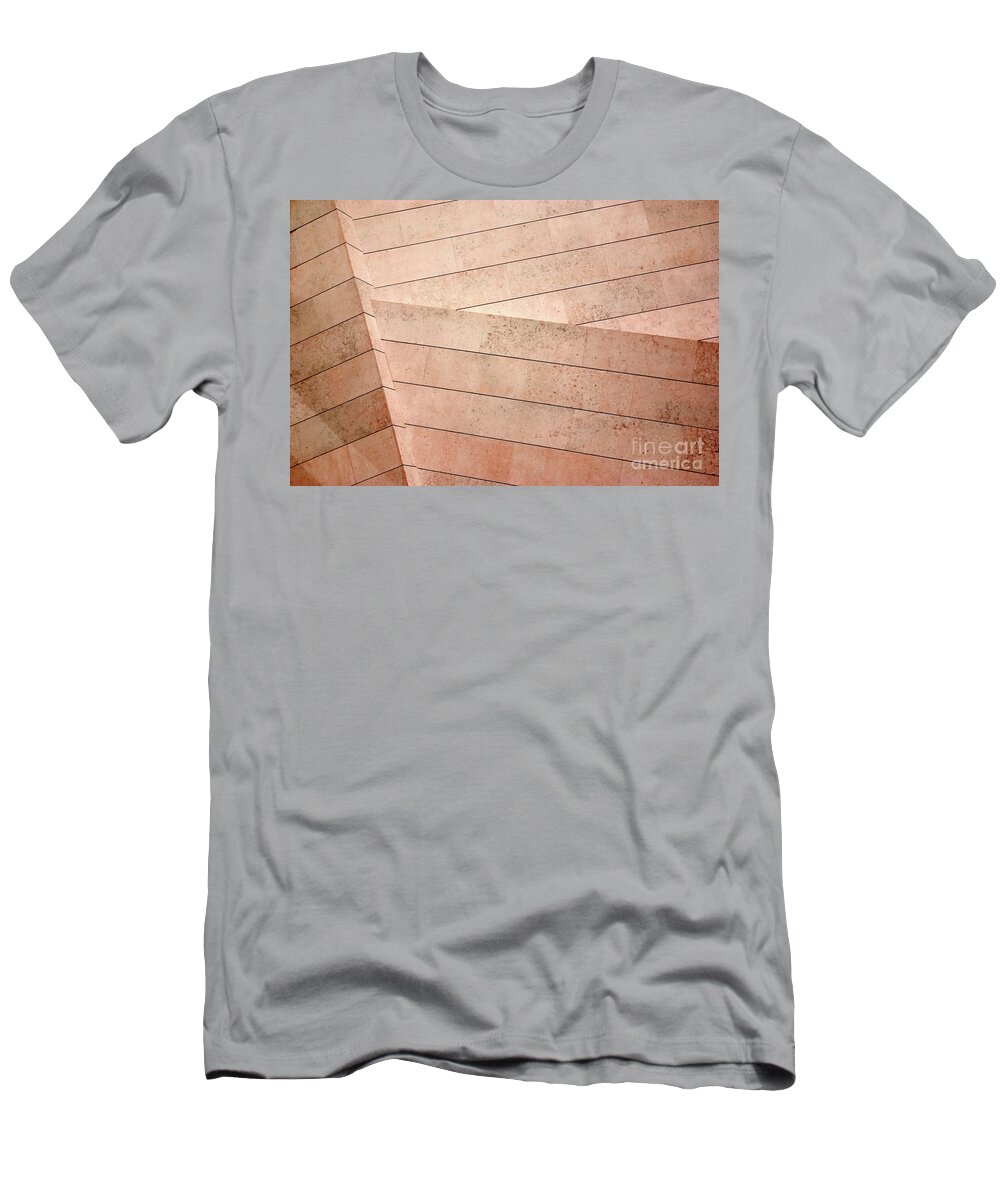 Abstract T-Shirt featuring the photograph Architecture Lines by Carlos Caetano