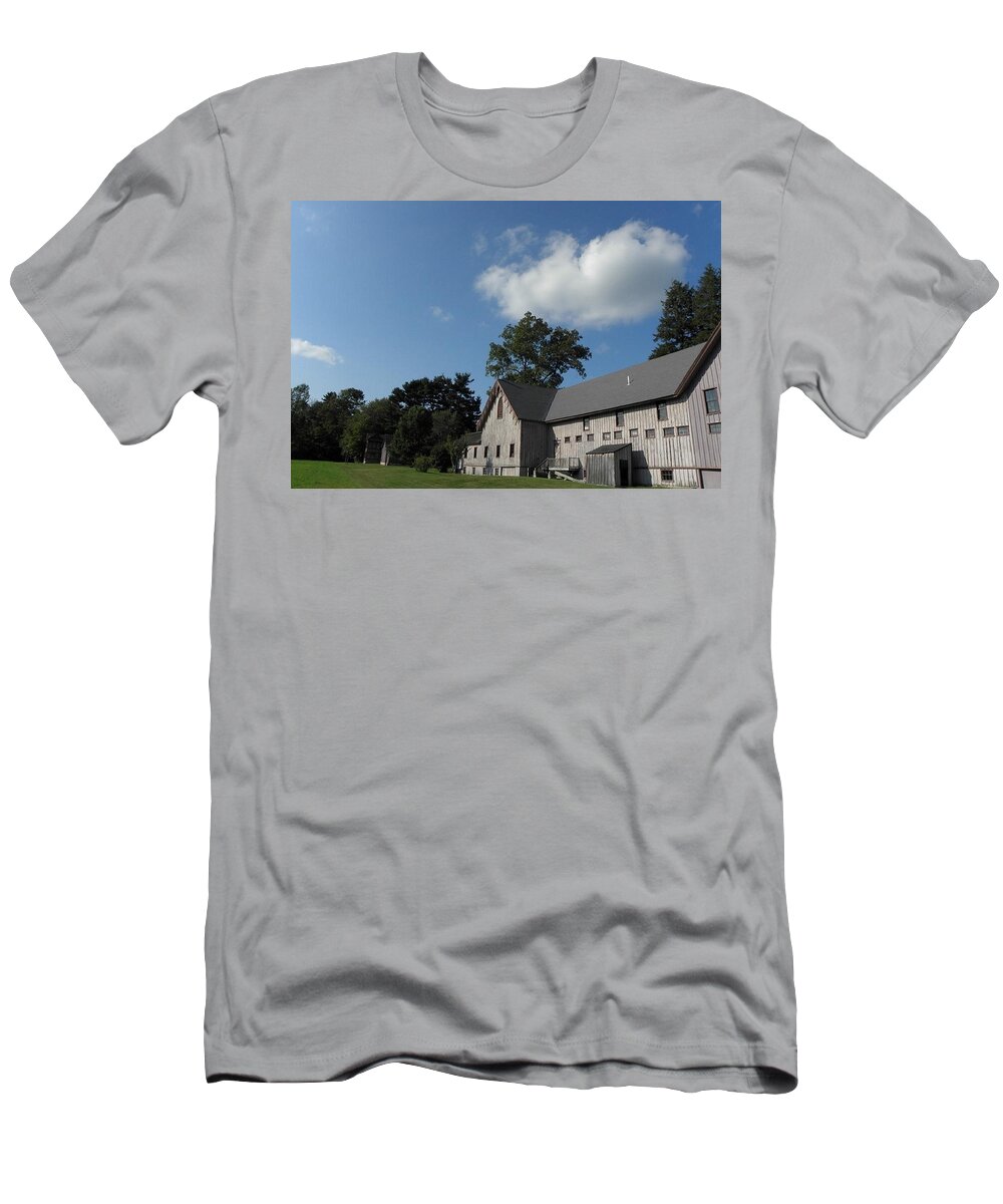 Barn T-Shirt featuring the photograph Back in time in Woodstock CT by Kim Galluzzo