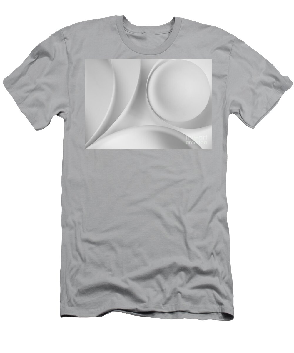 Ball T-Shirt featuring the photograph Ball and Curves 09 by Nailia Schwarz