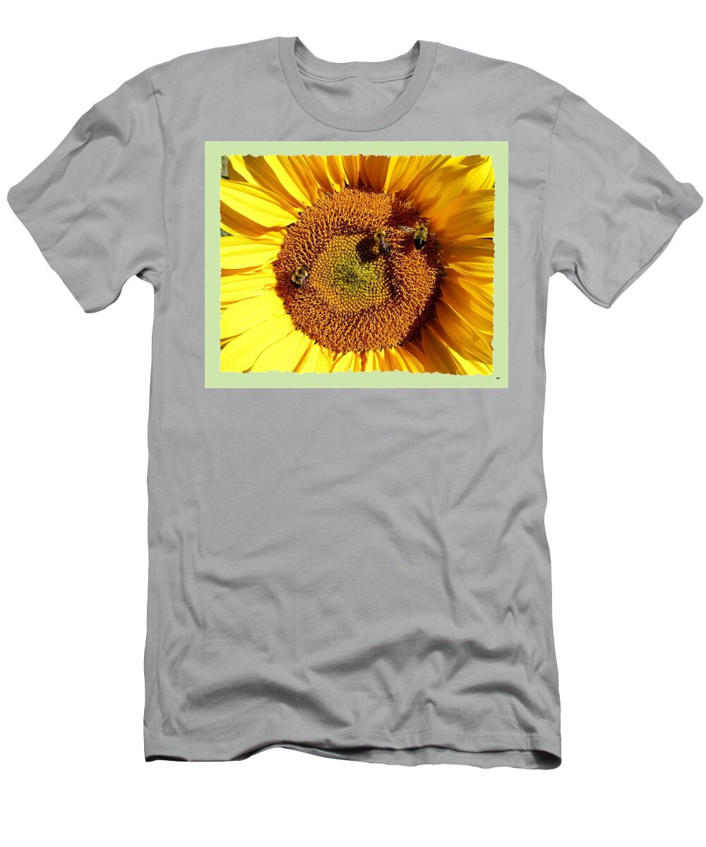 Bee-ing Up Close T-Shirt featuring the photograph Bee-ing Up Close by Will Borden