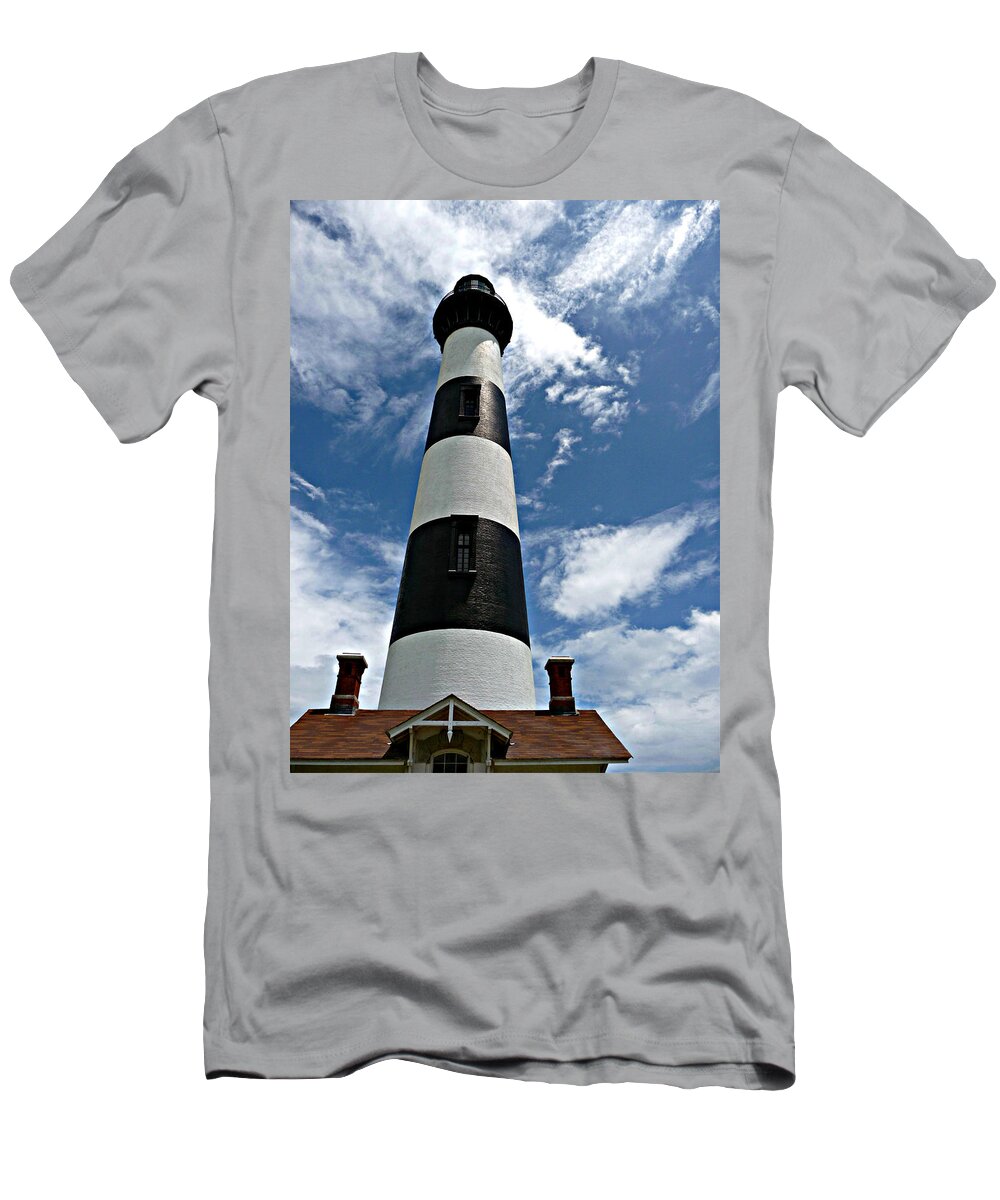 Lighthouse T-Shirt featuring the photograph Bodie Island Lighthouse by Jo Sheehan