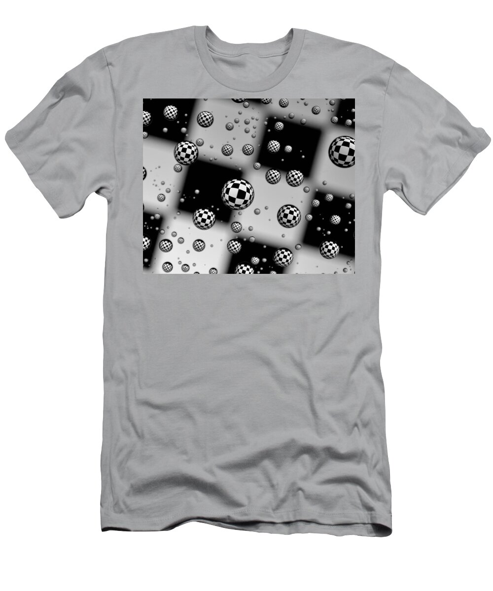 Abstract T-Shirt featuring the photograph Bombardment by Mark Fuller