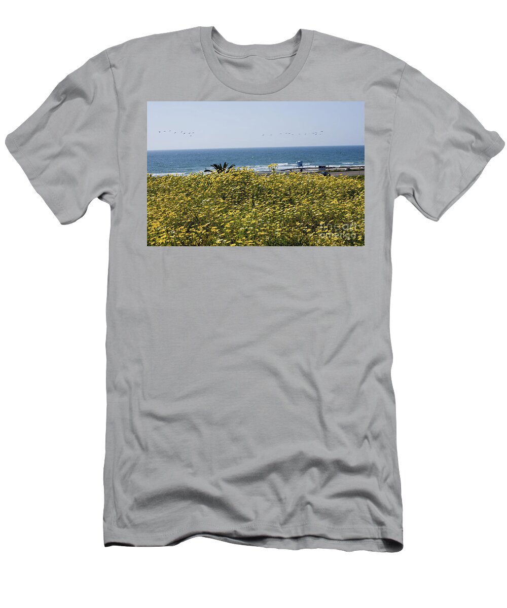 Wildflowers T-Shirt featuring the photograph California wildflowers by Daniel Knighton