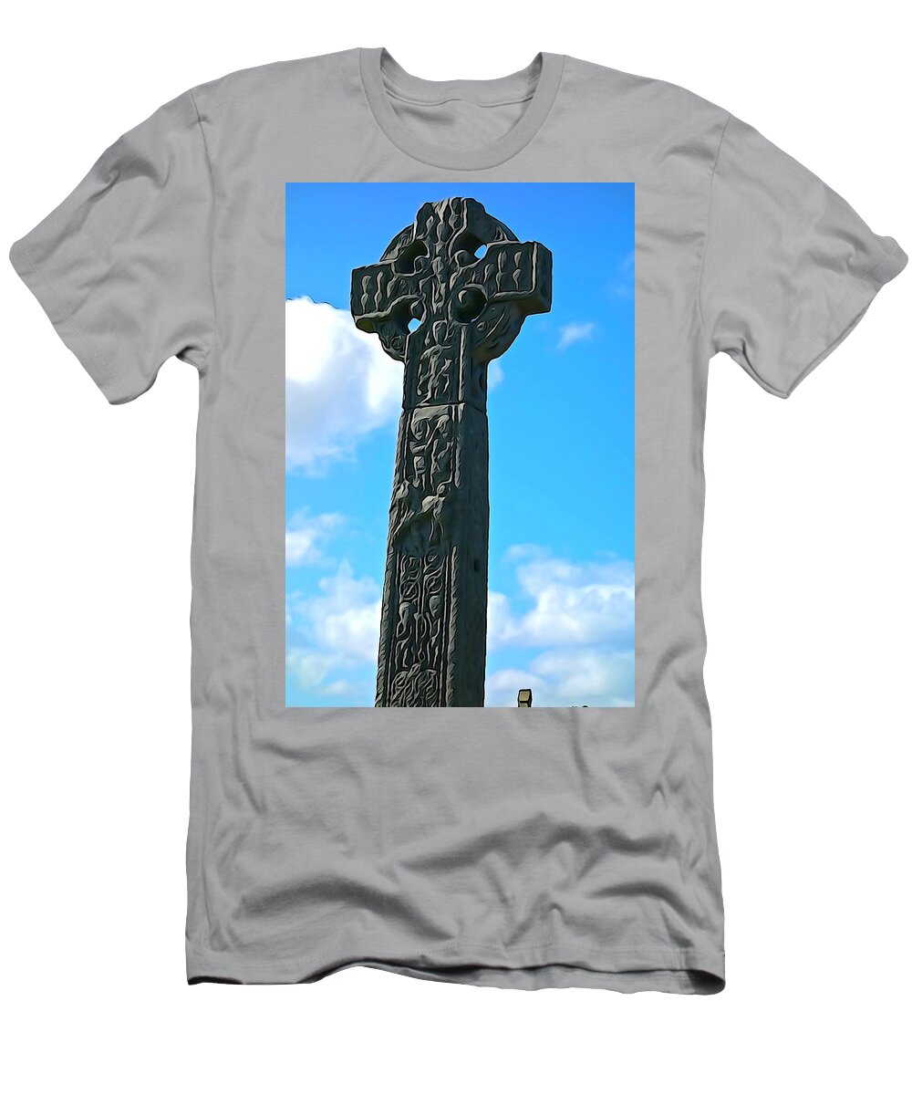Cross T-Shirt featuring the photograph Celtic Cross by Norma Brock