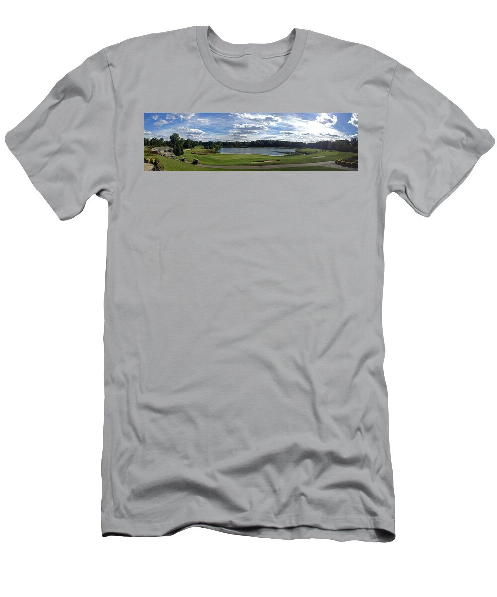 Bni T-Shirt featuring the photograph Club House Panorama by Joseph Yarbrough