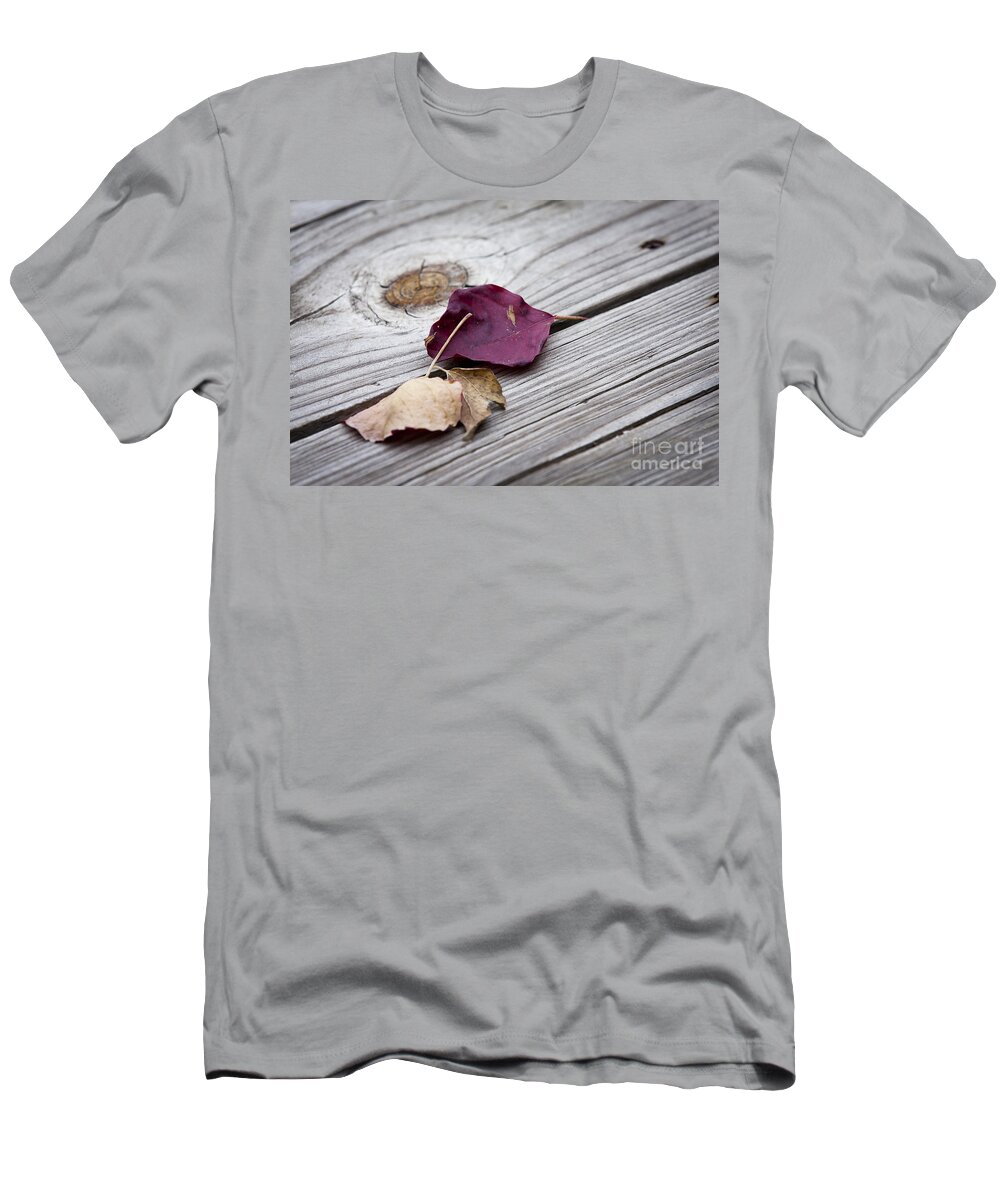 Leaves T-Shirt featuring the photograph Dead Leaves by Olivier Steiner