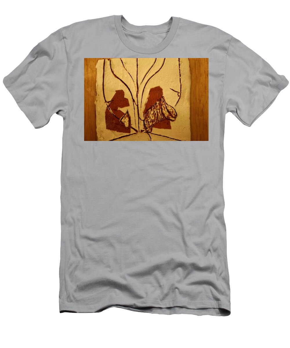 Jesus T-Shirt featuring the ceramic art Different Hearts - Tile by Gloria Ssali