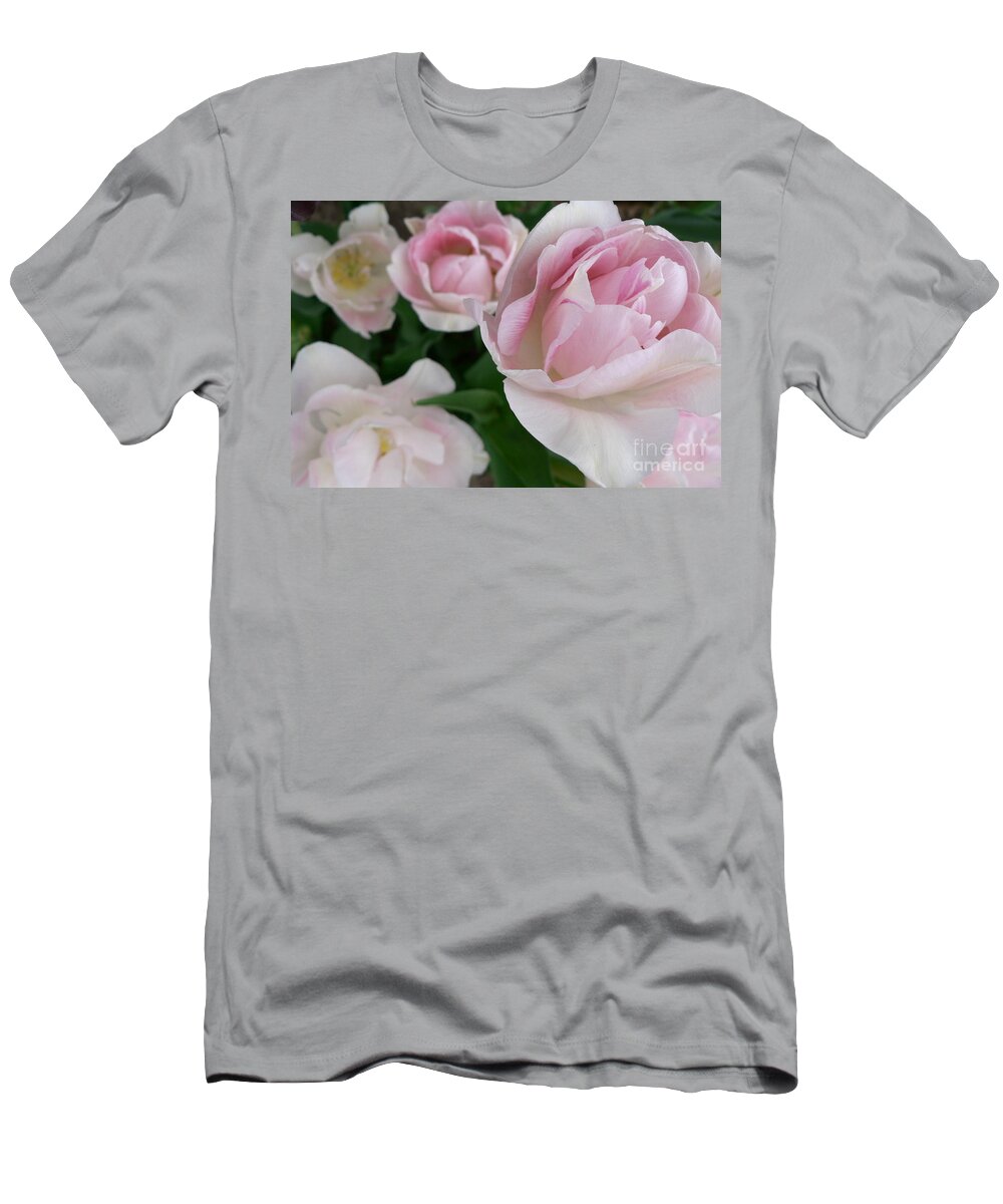 Double T-Shirt featuring the photograph Double Pink by Laurel Best