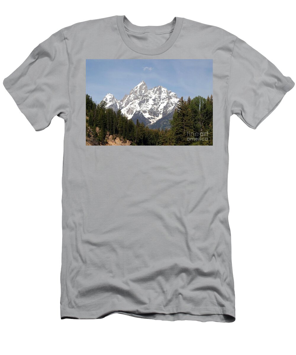 Grand Tetons T-Shirt featuring the photograph Grand Tetons by Living Color Photography Lorraine Lynch