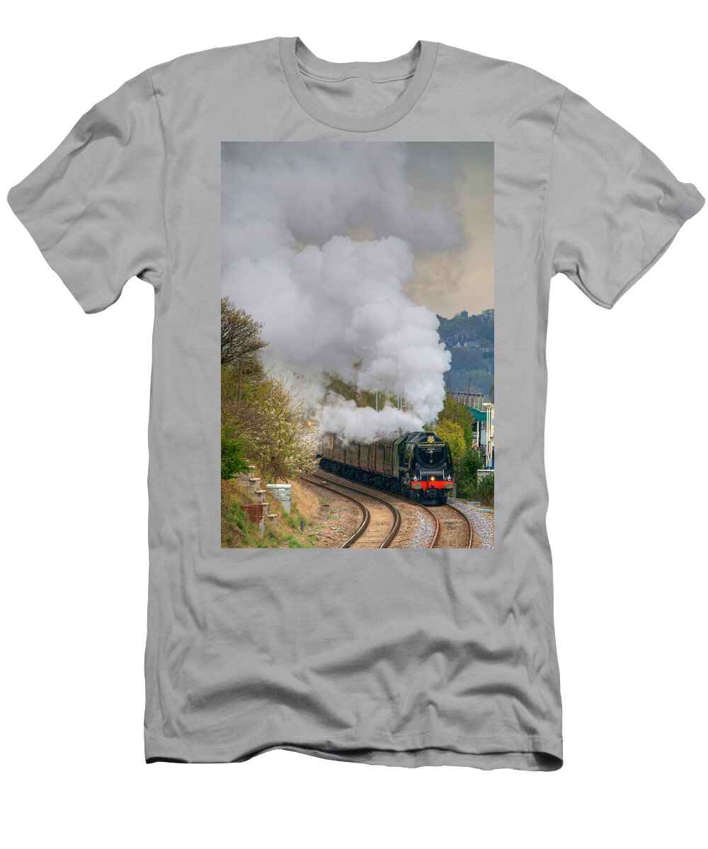 Steam T-Shirt featuring the photograph Heavy Metal in Motion by David Birchall