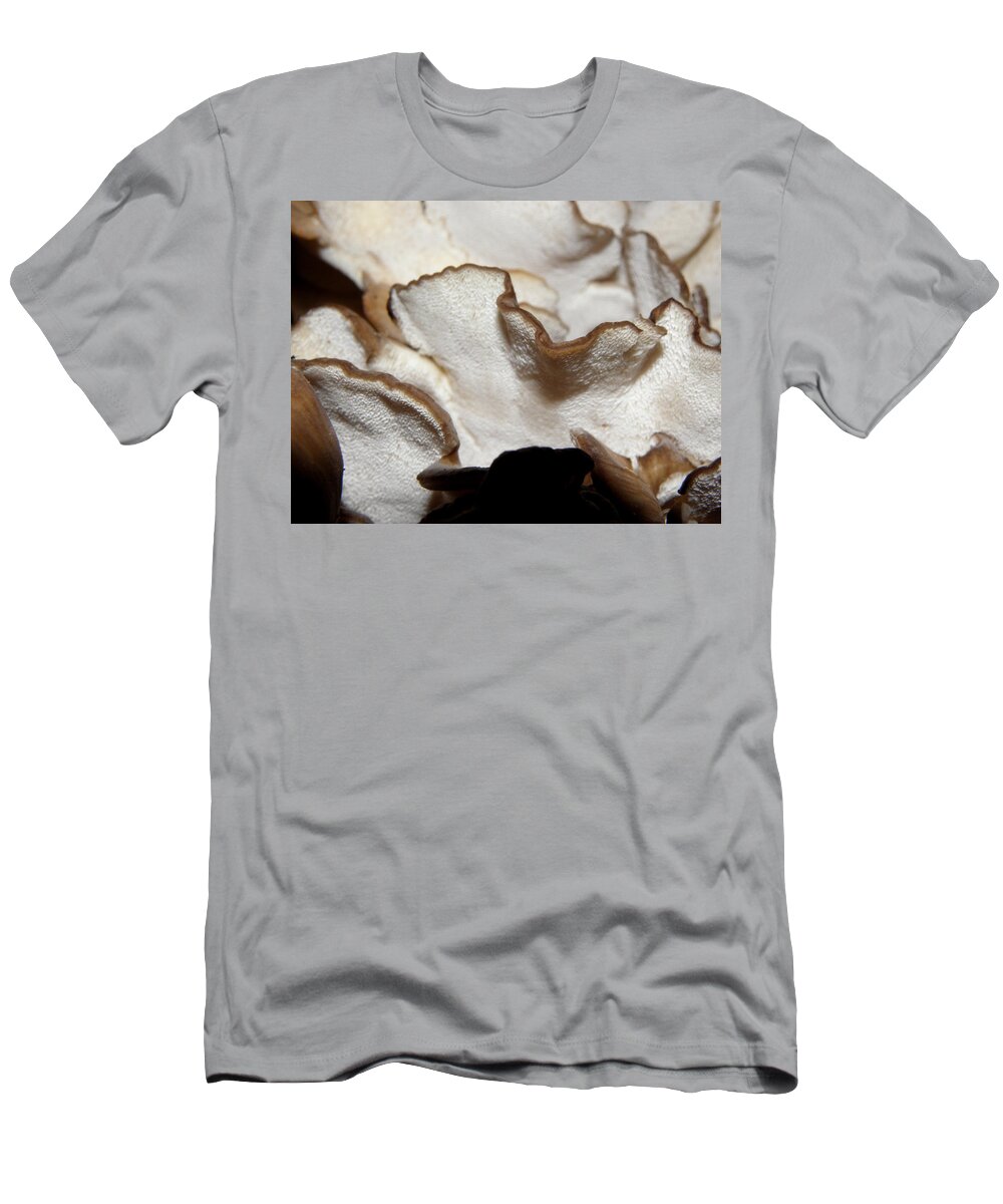 Mushrooms T-Shirt featuring the photograph Hens of the Woods Mushrooms by Kim Galluzzo