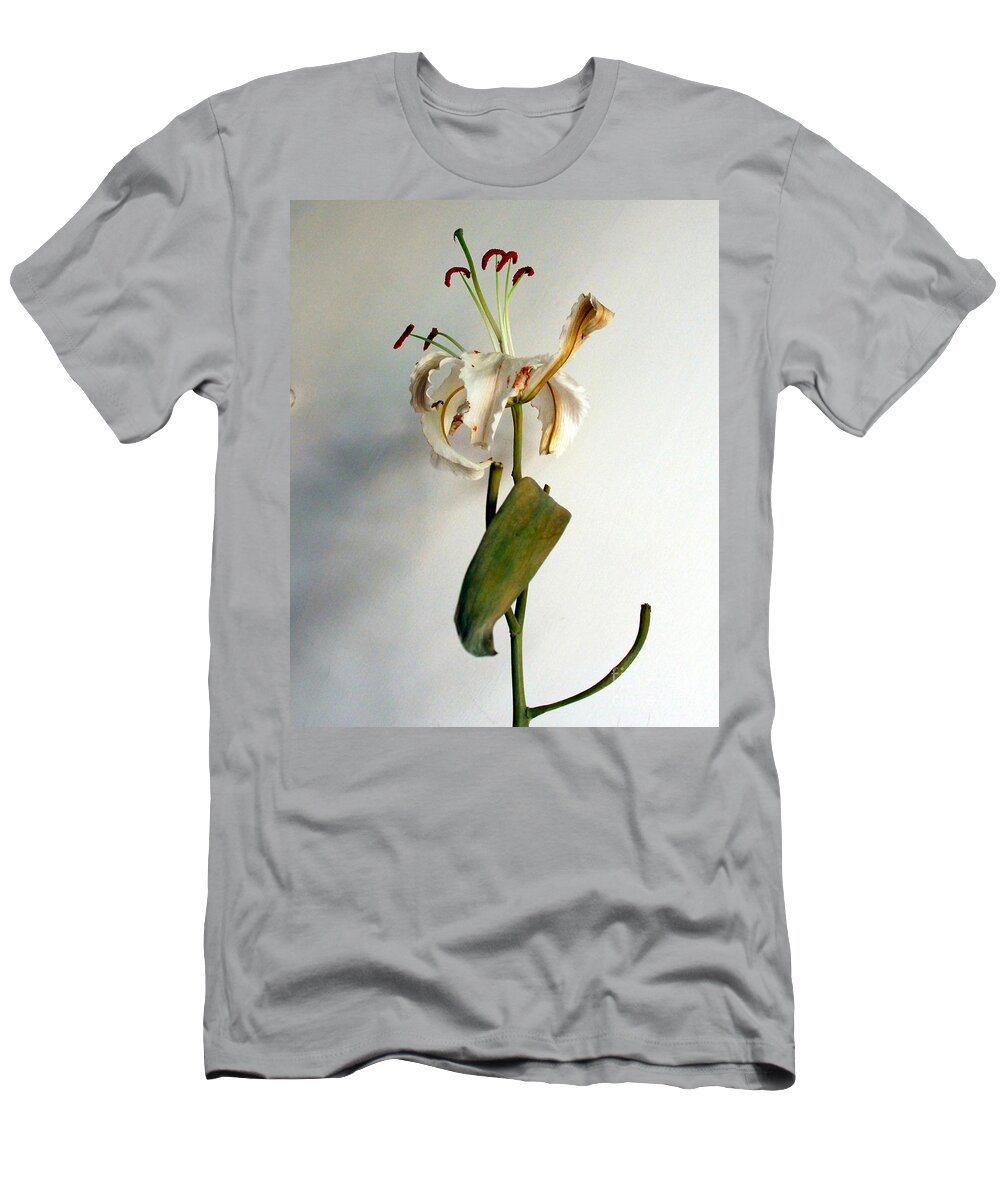 Flowers T-Shirt featuring the photograph Last Moments by Pravine Chester