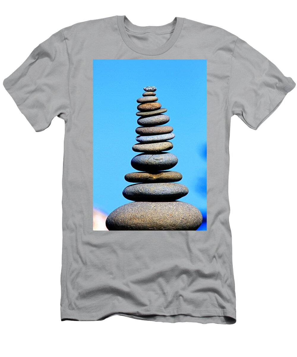 Stones T-Shirt featuring the photograph Lofty Prayers by Marie Jamieson