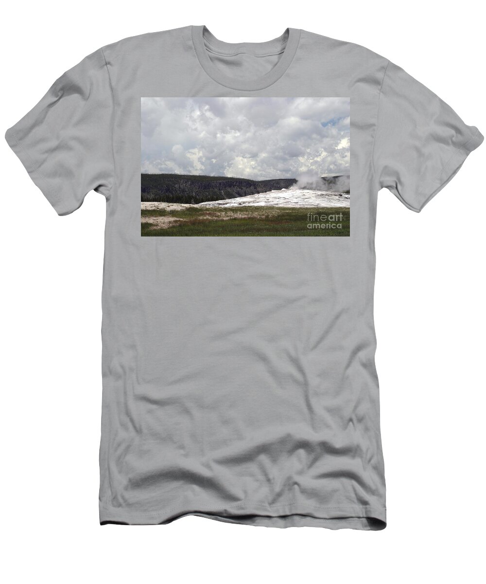 Old Faithful T-Shirt featuring the photograph Old Faithful At Rest by Living Color Photography Lorraine Lynch