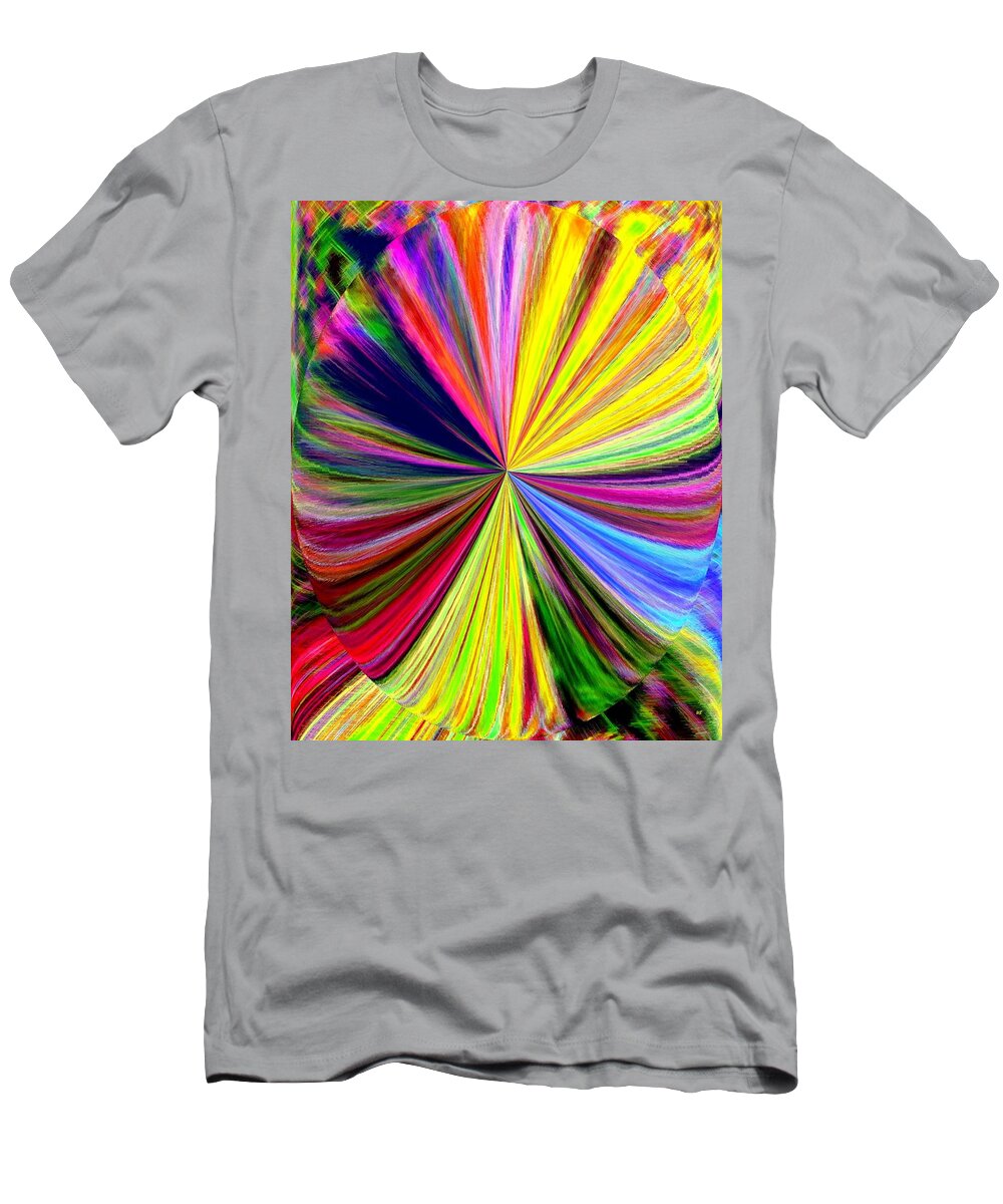 Abstract T-Shirt featuring the digital art Pizzazz 39 by Will Borden