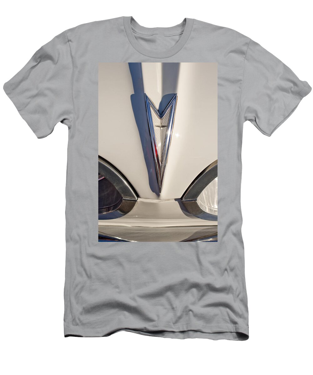 Pontiac Catalina T-Shirt featuring the photograph Pontiac Catalina Hood Ornament by Jill Reger
