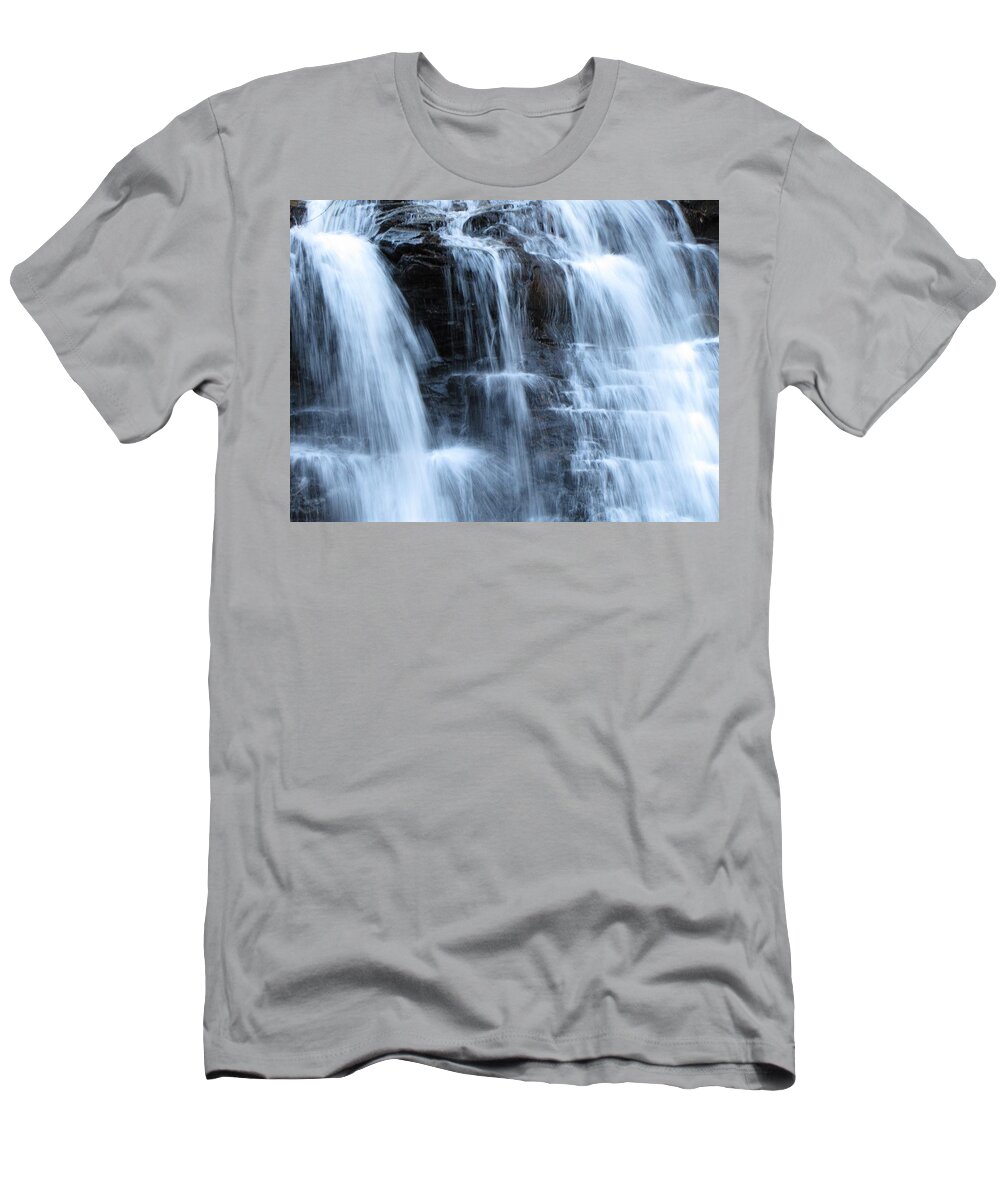 Ricketts Glen T-Shirt featuring the photograph Ricketts Glen Waterfall 3942 by David Dehner