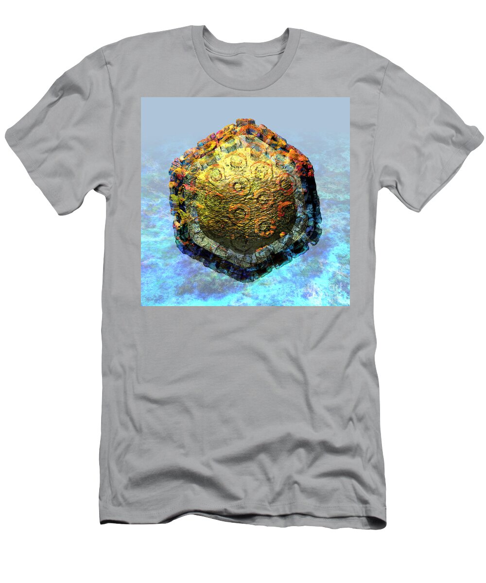 Africa T-Shirt featuring the digital art Rift Valley Fever Virus 2 by Russell Kightley