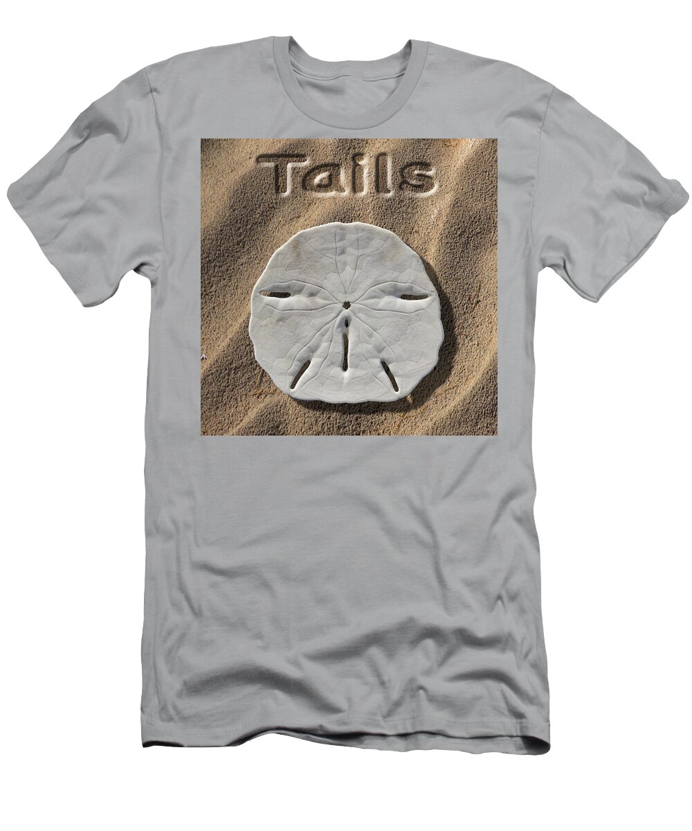 Sand Dollar T-Shirt featuring the photograph Sand Dollar Tails by Mike McGlothlen
