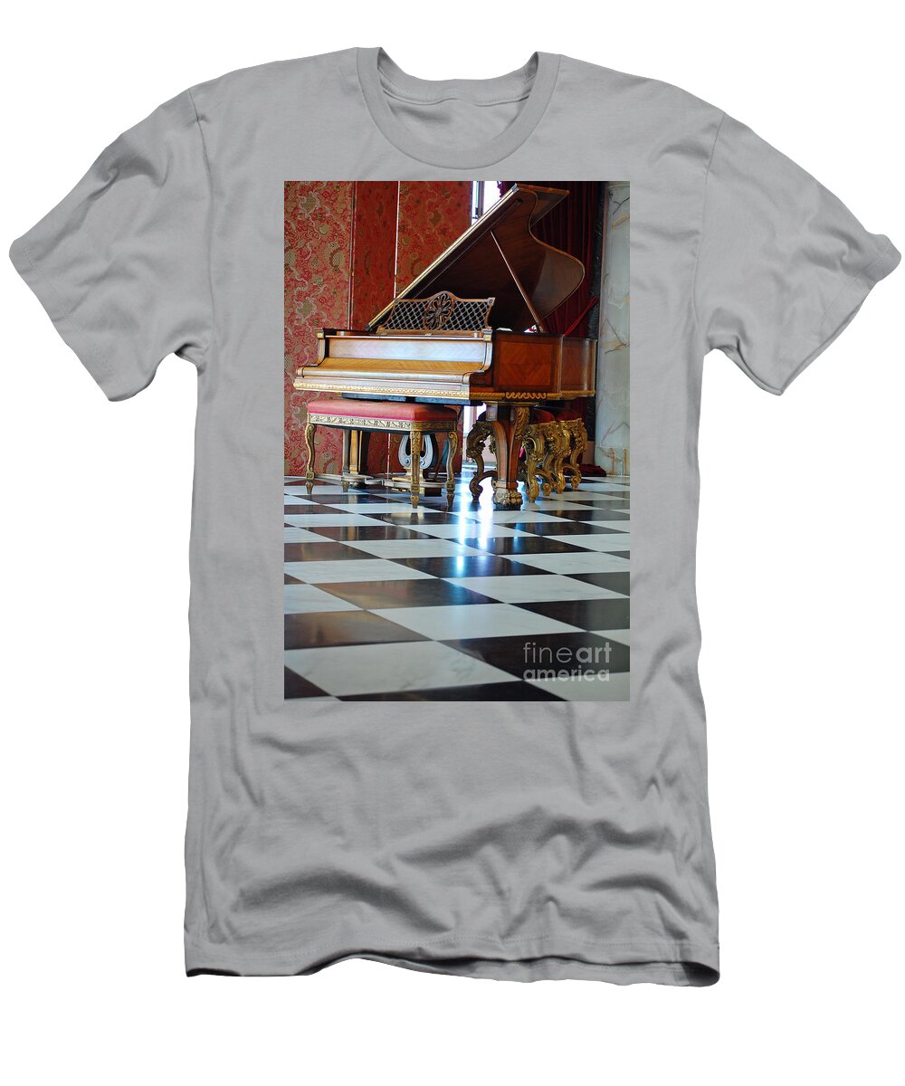 Grand Piano T-Shirt featuring the photograph Steinway by Robert Meanor