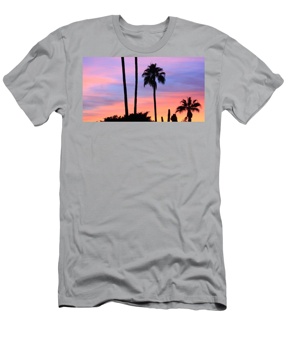 Sunset T-Shirt featuring the photograph Stunning Colors From Nature by Kim Galluzzo