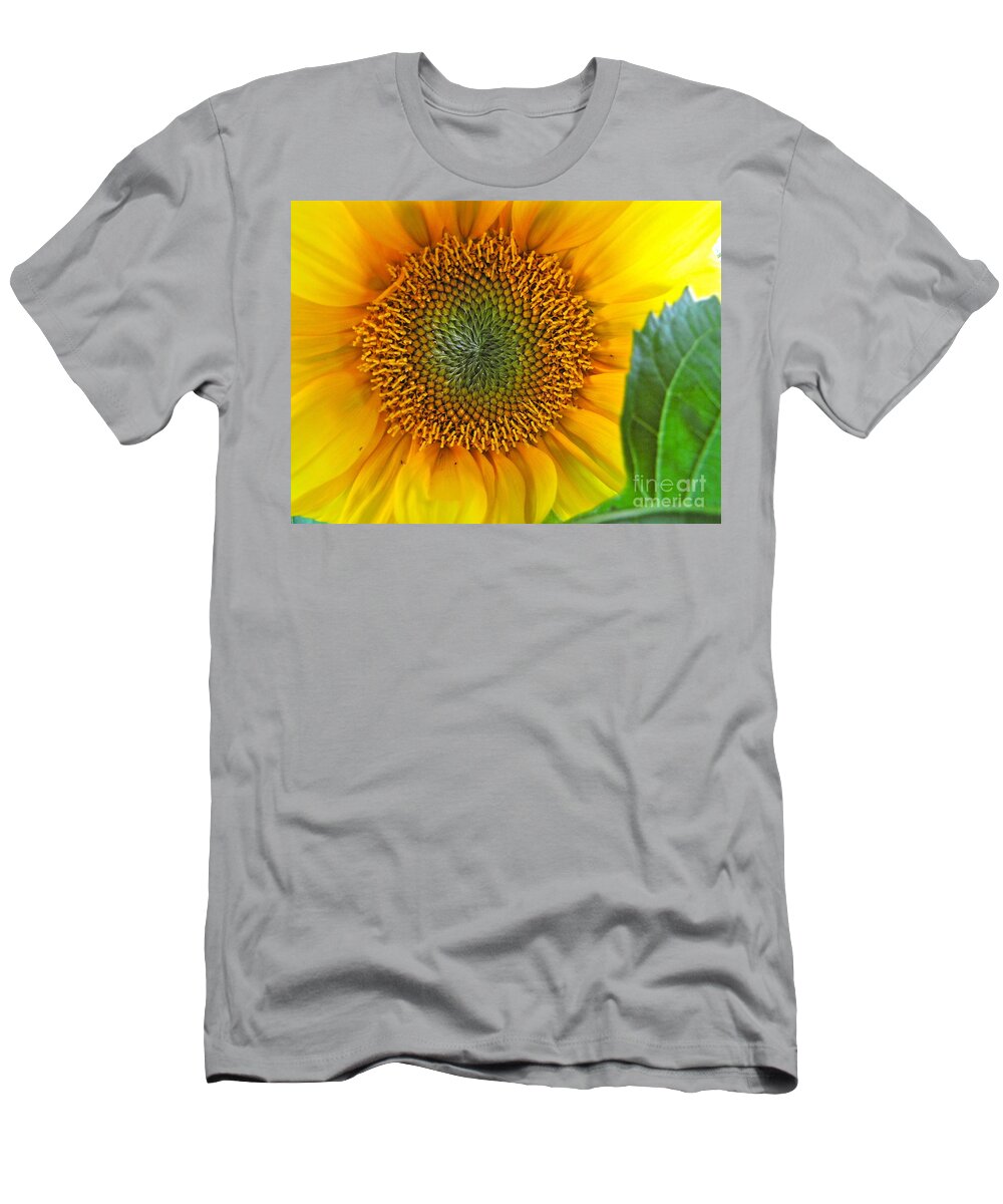 Photography T-Shirt featuring the photograph The Last Sunflower by Sean Griffin