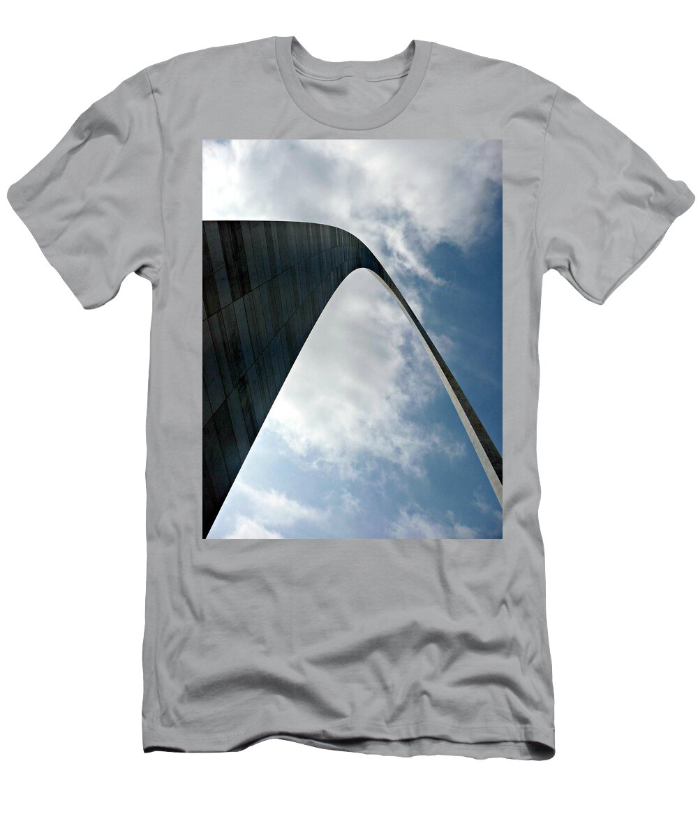 St. Louis T-Shirt featuring the photograph The St. Louis Arch by Jo Sheehan