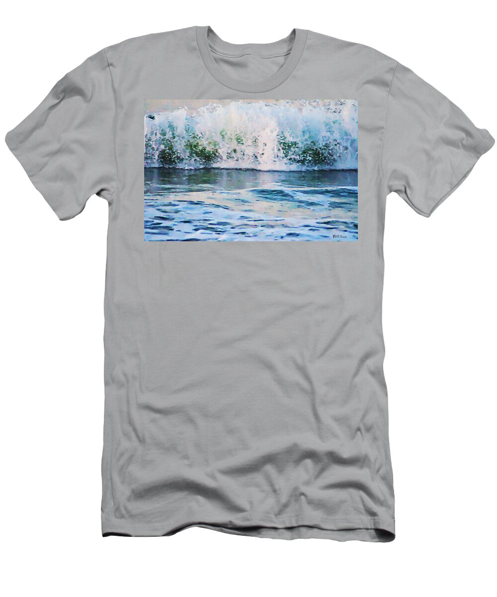 The Wave T-Shirt featuring the photograph The Wave by Bill Cannon