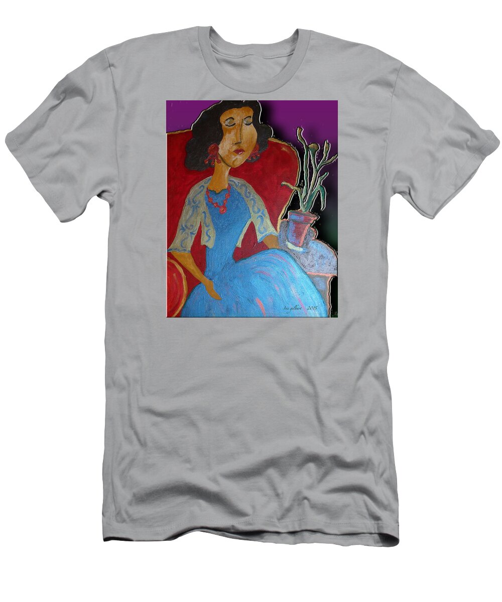 Painting T-Shirt featuring the painting Aunt Elise by Iris Gelbart