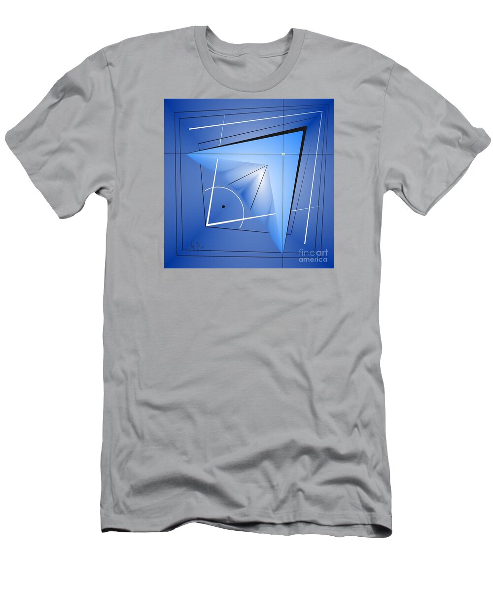 Structural Limitations T-Shirt featuring the digital art Structural Limitations Of Thought by Leo Symon