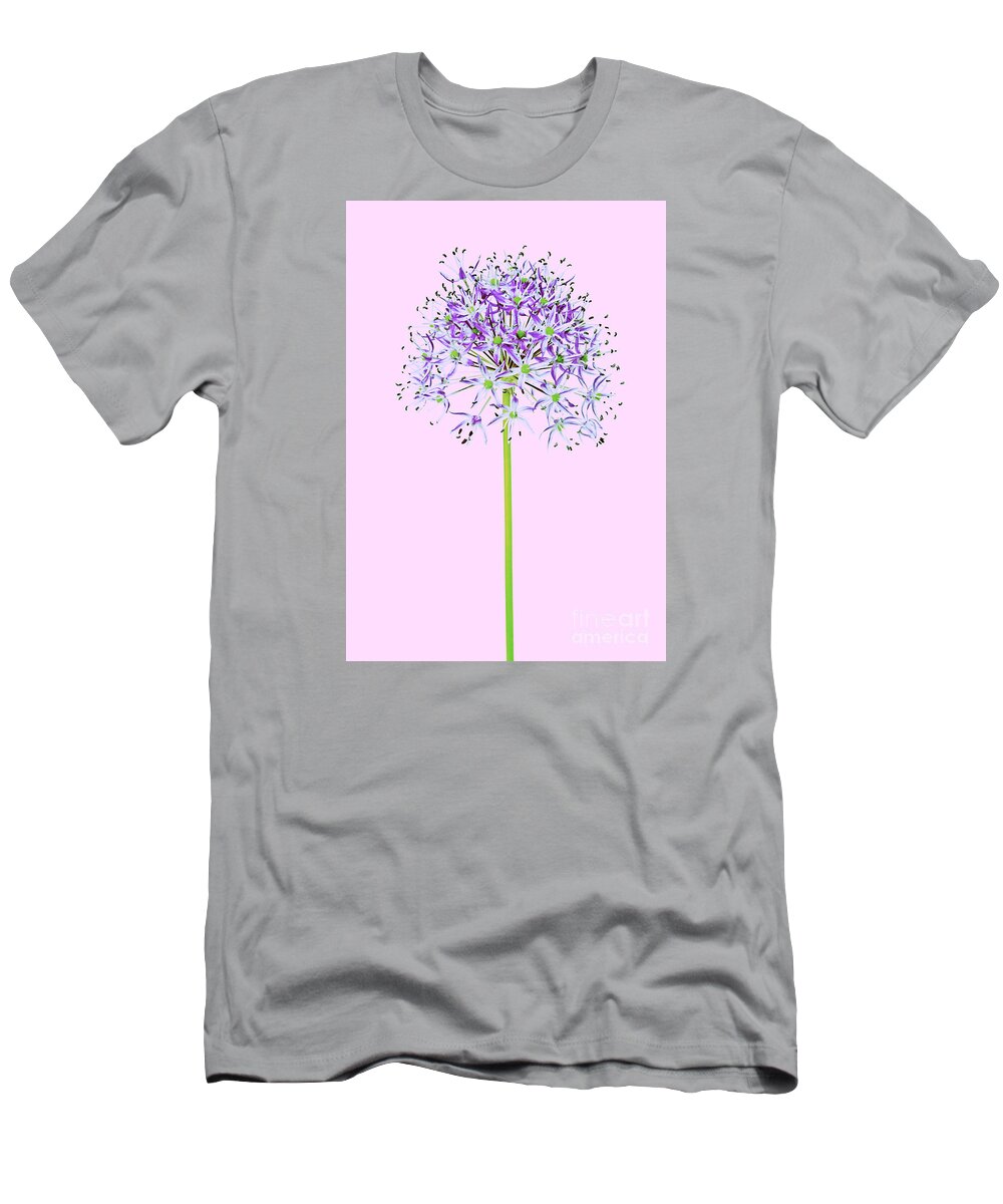 Flowers Flowers T-Shirt featuring the photograph Allium #1 by Tony Cordoza