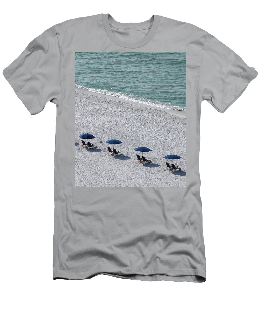 Beach T-Shirt featuring the photograph Beach Therapy 1 by Marie Hicks