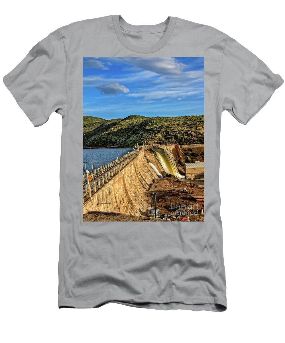 Dam T-Shirt featuring the photograph Black Canyon Dam #2 by Robert Bales