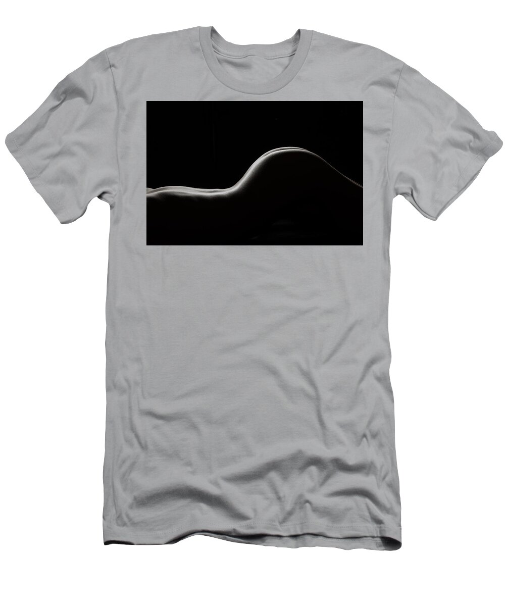 Nude T-Shirt featuring the photograph Bodyscape 254 by Michael Fryd