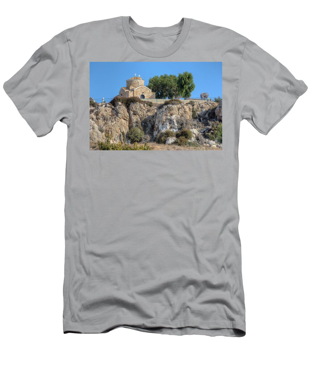 Church Of Profitis Elias T-Shirt featuring the photograph Church of Profitis Elias - Cyprus #1 by Joana Kruse