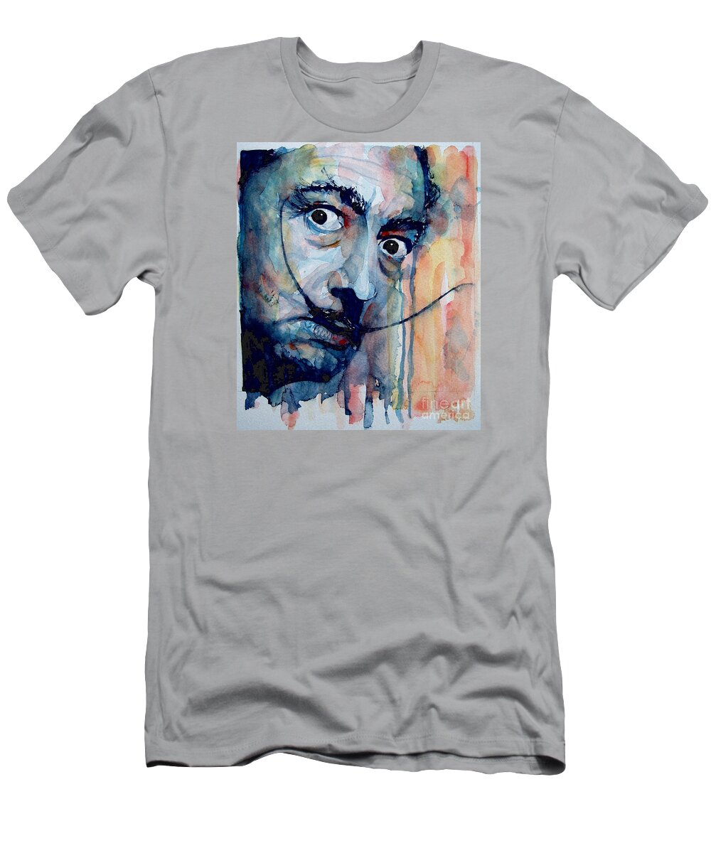 Salvador Dali T-Shirt featuring the painting Dali by Paul Lovering