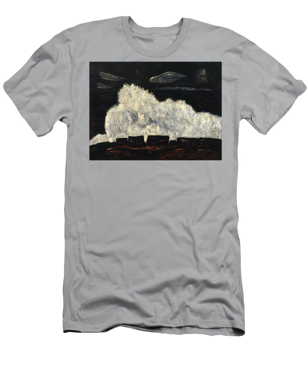Marsden Hartley (american T-Shirt featuring the painting Evening Storm by Marsden Hartley