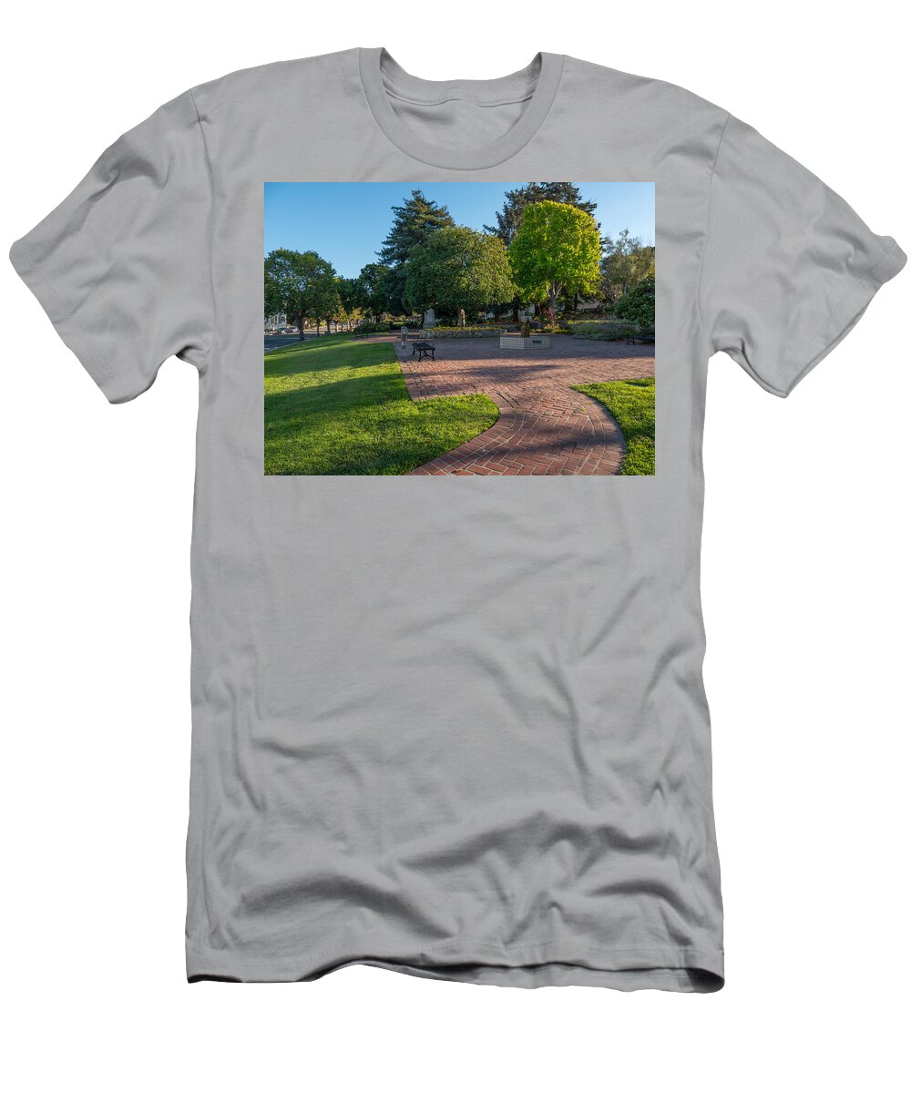 Monterey T-Shirt featuring the photograph Friendly Plaza #1 by Derek Dean