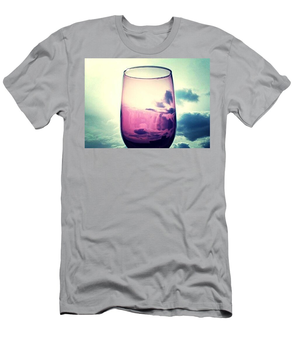 Glass T-Shirt featuring the photograph Glass #1 by Jackie Russo
