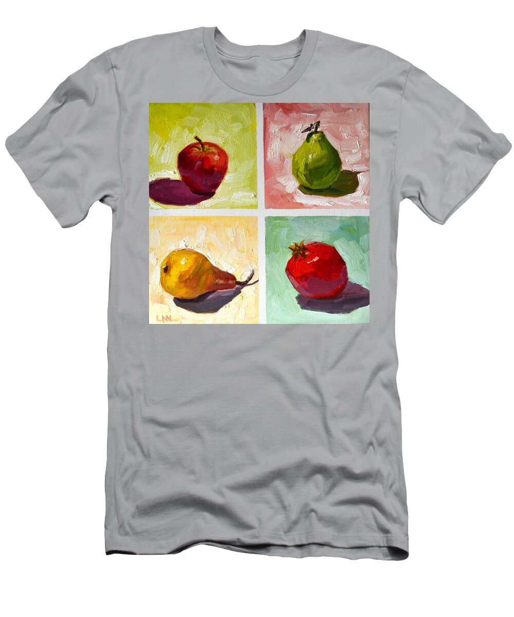 Still Life T-Shirt featuring the painting happy Fruits #1 by Ningning Li