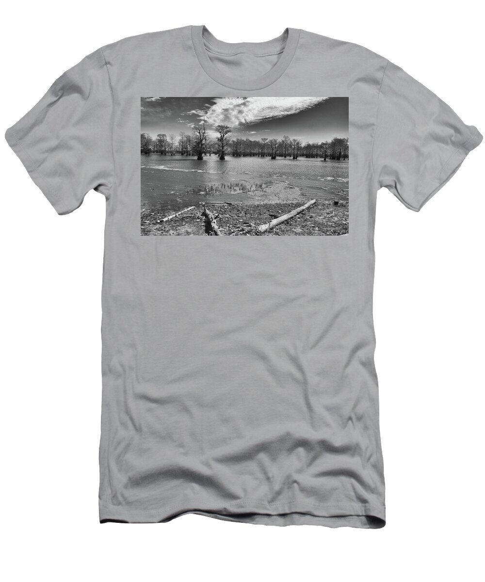 Infrared T-Shirt featuring the photograph Lake Bistineau #2 by Jim Cook