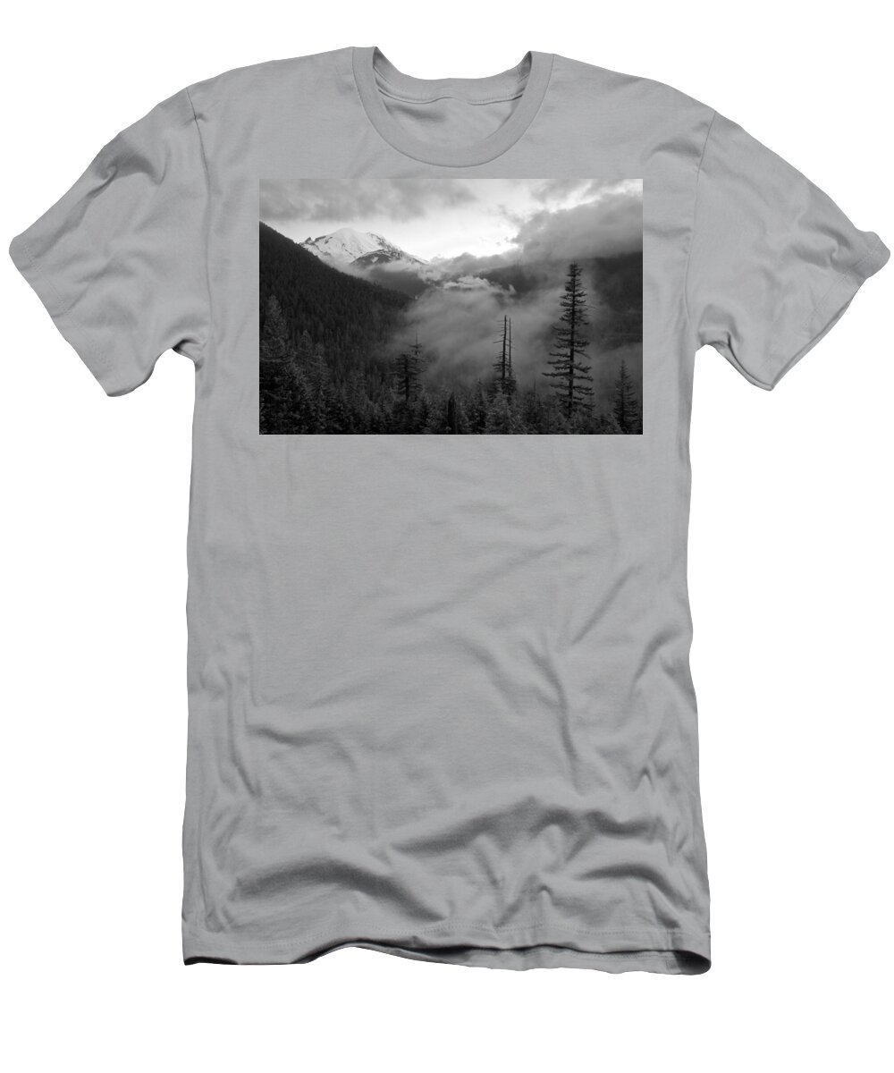 Ranier T-Shirt featuring the photograph Mt. Ranier #1 by Norberto Nunes