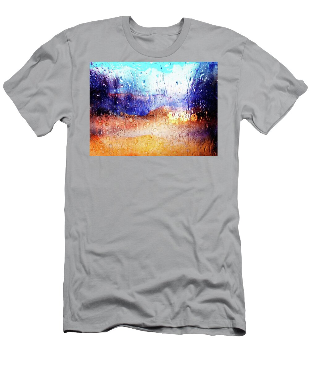 Rain T-Shirt featuring the photograph Rainy #2 by Lilia S