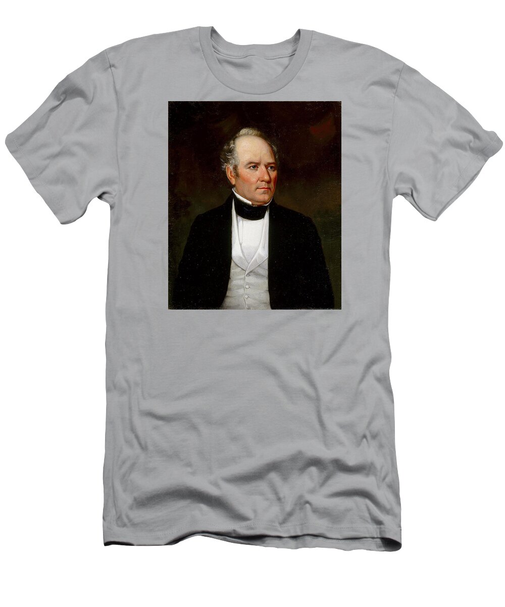 Thomas Flintoff T-Shirt featuring the painting Sam Houston #2 by Thomas Flintoff