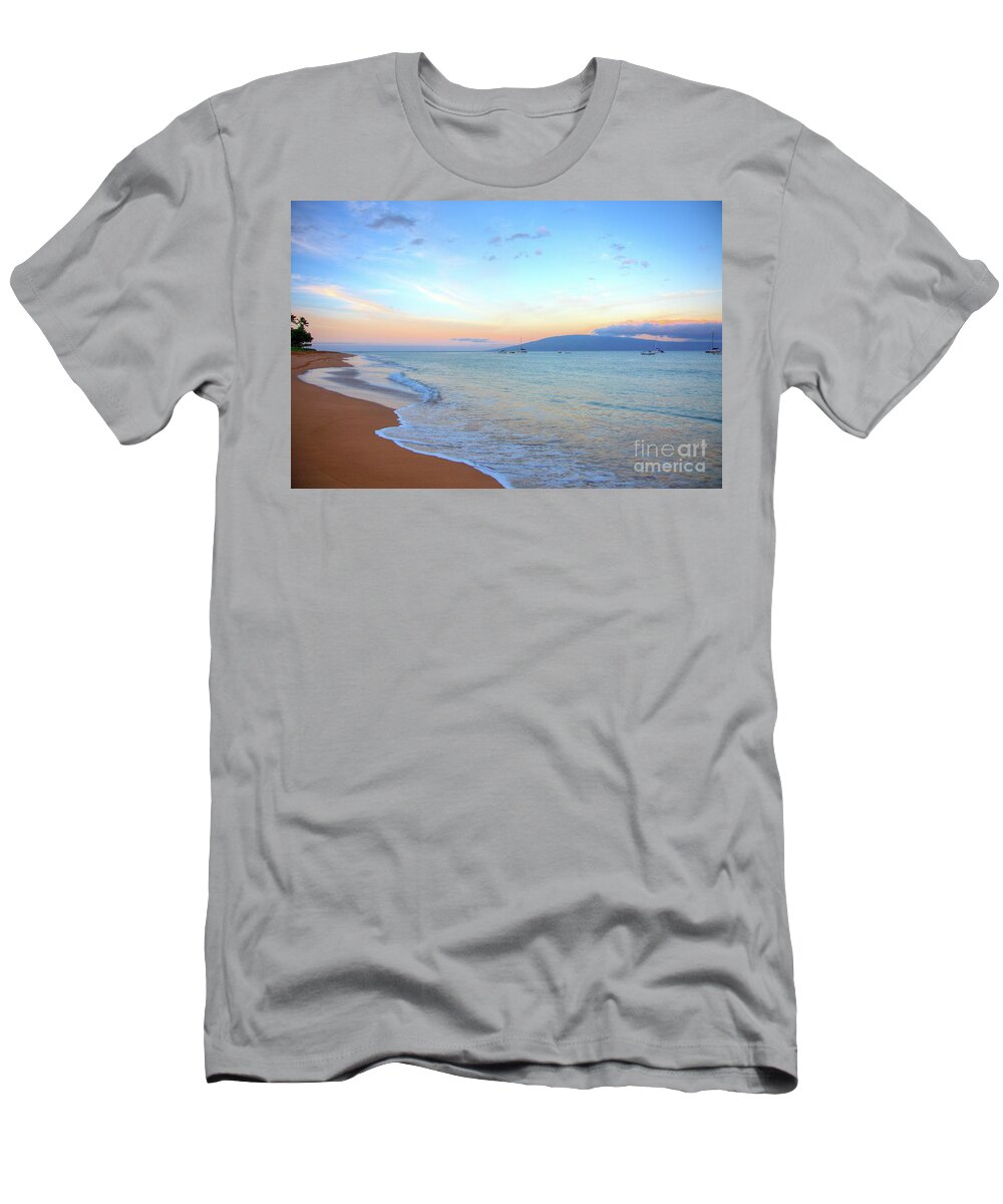 Sunrise On Kaanapali T-Shirt featuring the photograph Sunrise on Kaanapali #1 by Kelly Wade