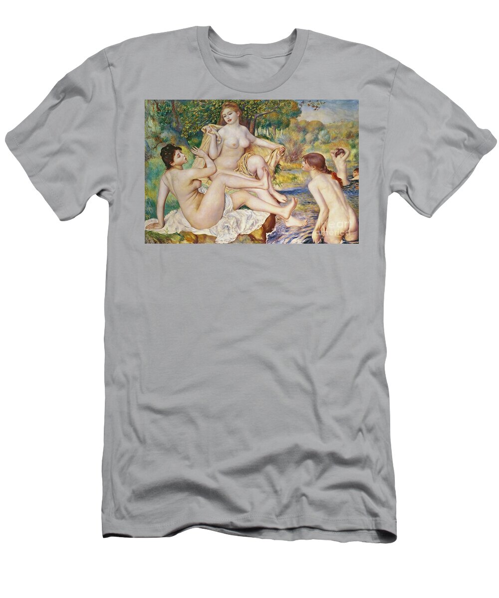 The T-Shirt featuring the painting The Bathers by Pierre Auguste Renoir